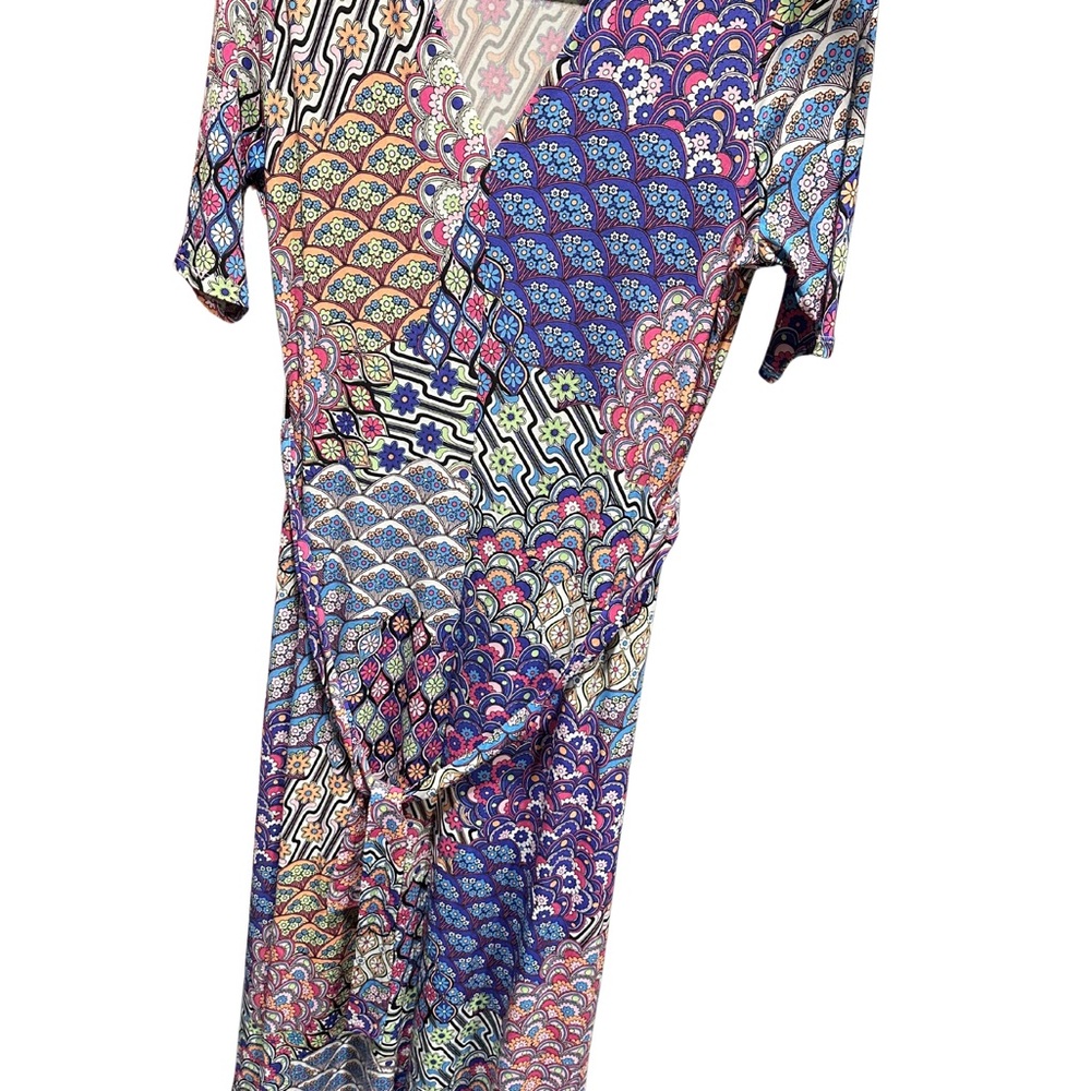 Chaus Multicolor Patterned Maxi Dress